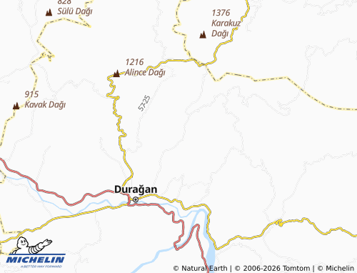 MICHELIN-Landkarte Gürpınar - ViaMichelin