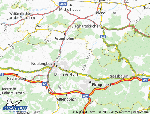 Carte MICHELIN Oed - ViaMichelin