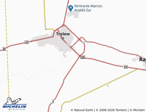Mapa MICHELIN Puente Hendre - ViaMichelin