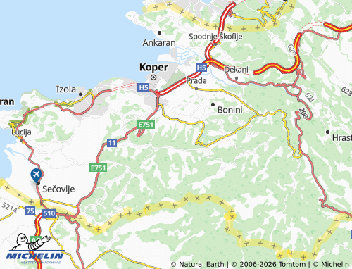 Carte MICHELIN Manžan - ViaMichelin