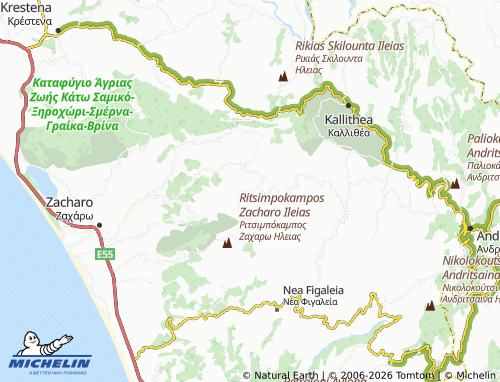 Carte MICHELIN Kotronion - ViaMichelin