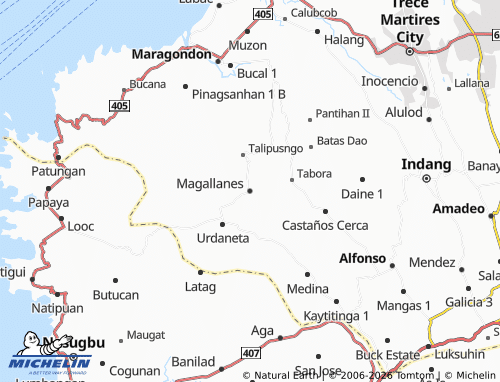 MICHELIN Magallanes map - ViaMichelin