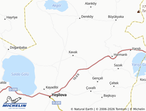 Mappa MICHELIN Kavak - ViaMichelin