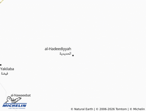 MICHELIN-Landkarte al-Hadeediyyah - ViaMichelin
