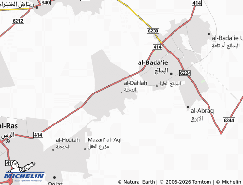 MICHELIN-Landkarte al-Dahlah - ViaMichelin