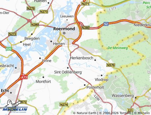 MICHELIN-Landkarte Melick - ViaMichelin