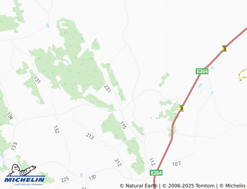 MICHELIN Vassevere map - ViaMichelin