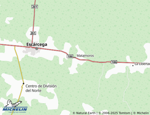 MICHELIN Matamoros map - ViaMichelin