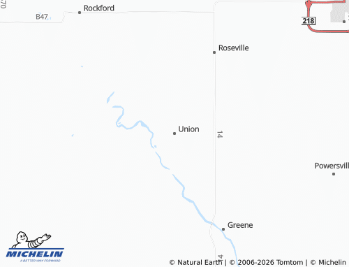 Mappa MICHELIN Union - ViaMichelin