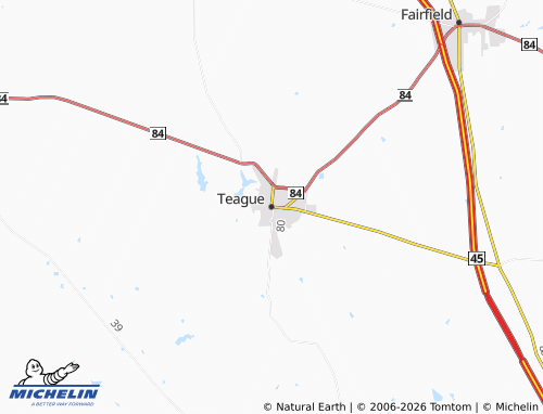 Mappa MICHELIN Teague - ViaMichelin