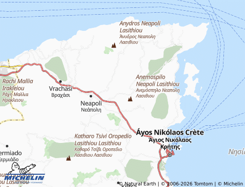 Mappa MICHELIN Kastelli - ViaMichelin