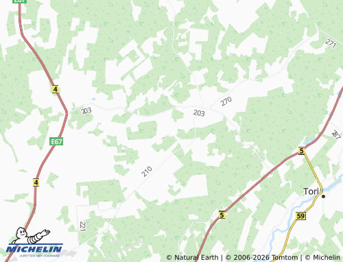 MICHELIN Võlla map - ViaMichelin