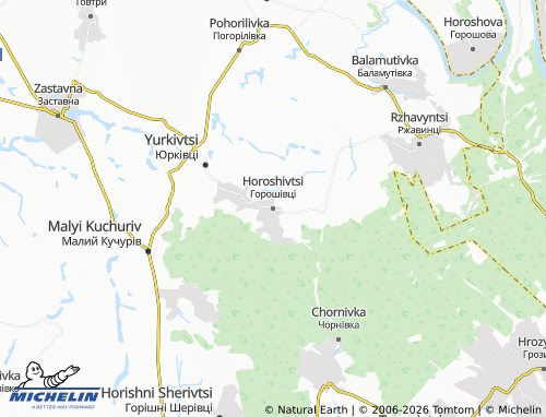 Mappa MICHELIN Horoshivtsi - ViaMichelin