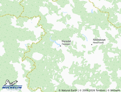 Carte MICHELIN Peredel - ViaMichelin