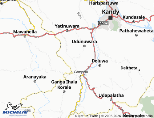 MICHELIN Viharagama map - ViaMichelin
