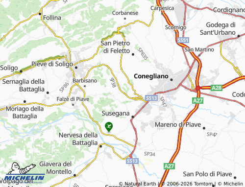 Mappa MICHELIN Crevada - ViaMichelin