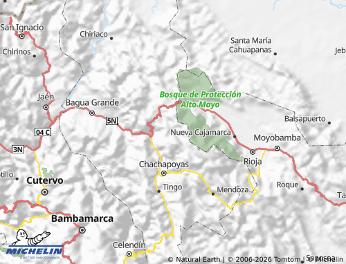 Carte MICHELIN Bongará - ViaMichelin