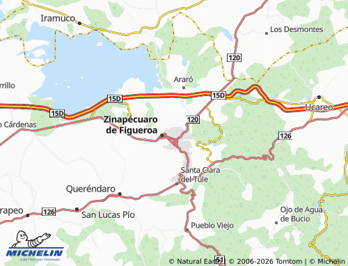 Mappa MICHELIN Vasco de Quiroga - ViaMichelin
