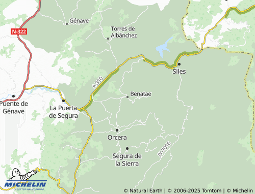MICHELIN Benatae map - ViaMichelin