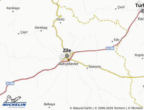 MICHELIN Kahya map - ViaMichelin