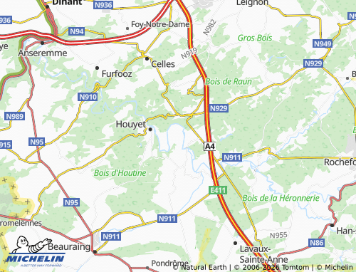 Kaart MICHELIN Lissoir - ViaMichelin