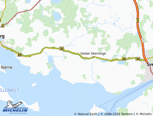 MICHELIN-Landkarte Ulbølle - ViaMichelin
