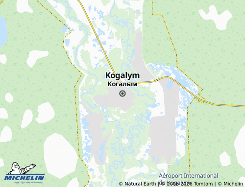 MICHELIN-Landkarte Kogalym - ViaMichelin