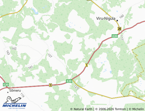 Carte MICHELIN Varudi-Vanaküla - ViaMichelin