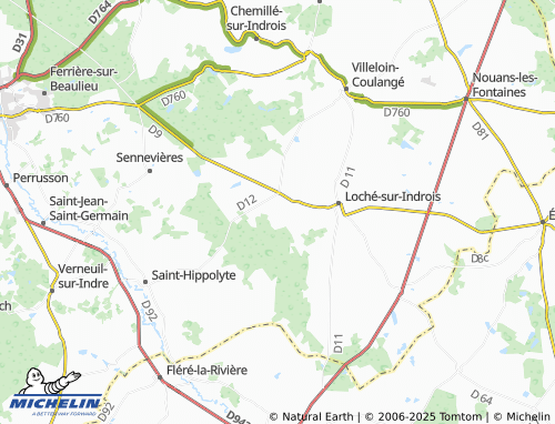 MICHELIN La Gironnerie map - ViaMichelin
