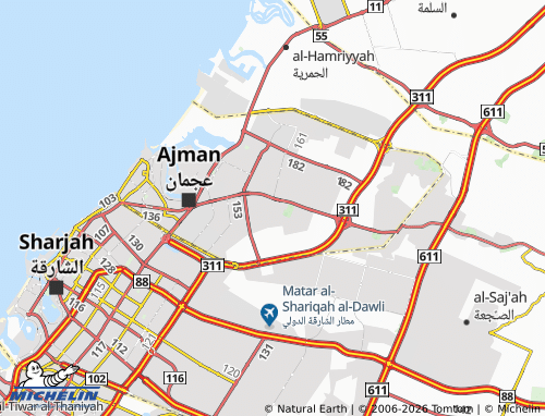 MICHELIN Rawdha 1 map - ViaMichelin