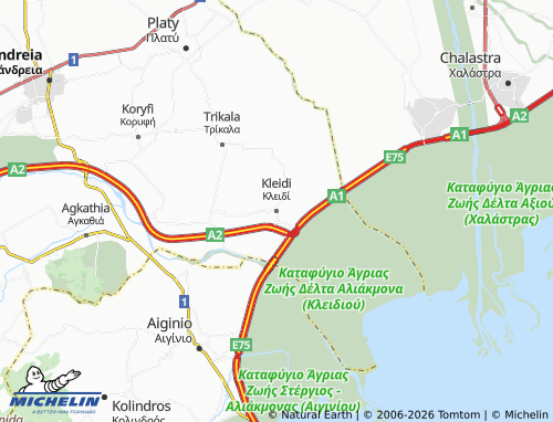 Carte MICHELIN Kleidi - ViaMichelin