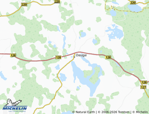 Mappa MICHELIN Daugai - ViaMichelin