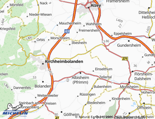 MICHELIN Stetten map - ViaMichelin