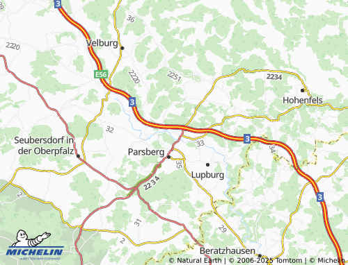 MICHELIN-Landkarte Hackenhofen - ViaMichelin