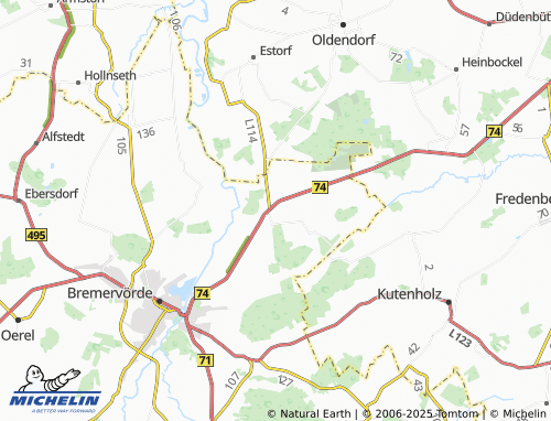 MICHELIN-Landkarte Marschbroock - ViaMichelin