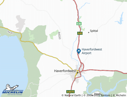 MICHELIN Camrose map - ViaMichelin