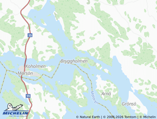 Carte MICHELIN Bryggholmen - ViaMichelin