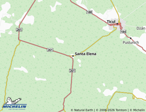 MICHELIN-Landkarte Santa Elena - ViaMichelin