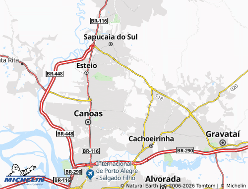 Mappa MICHELIN Guajuvira - ViaMichelin