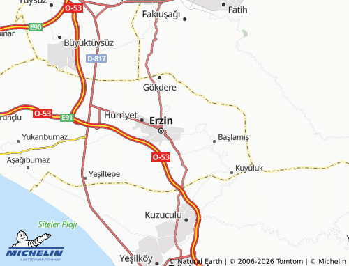 MICHELIN Bahçelievler map - ViaMichelin