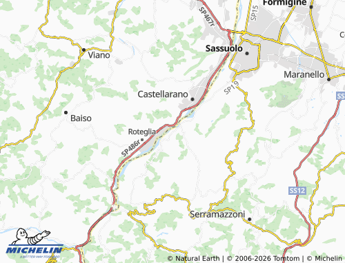 MICHELIN La Fredda map - ViaMichelin