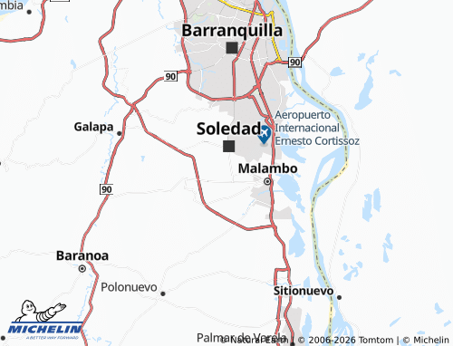 Carte MICHELIN Caracolí - ViaMichelin