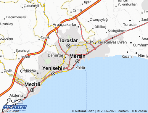 MICHELIN Nusratiye map - ViaMichelin