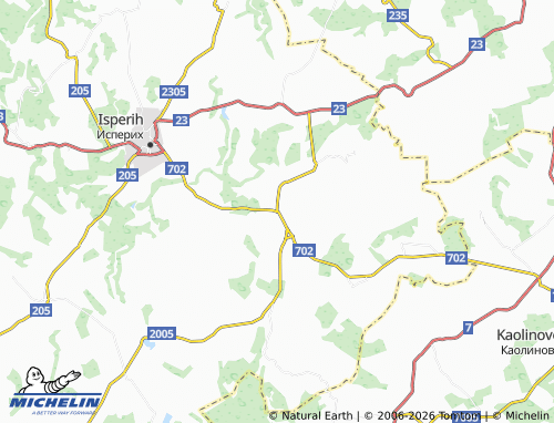 Mappa MICHELIN Kapinovtsi - ViaMichelin
