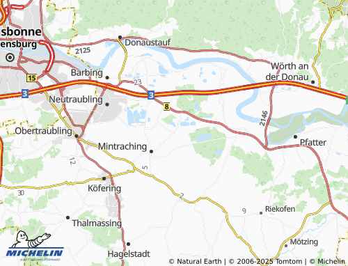 Mapa MICHELIN Allkofen - ViaMichelin