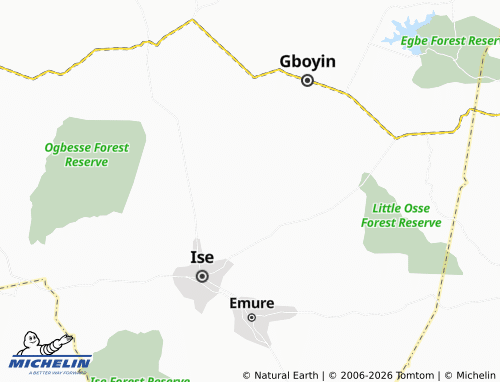 Mappa MICHELIN Ayo-Ajegunle - ViaMichelin