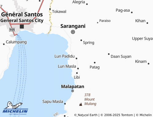 MICHELIN Lun Padidu map - ViaMichelin