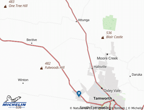 MICHELIN Gidley map - ViaMichelin