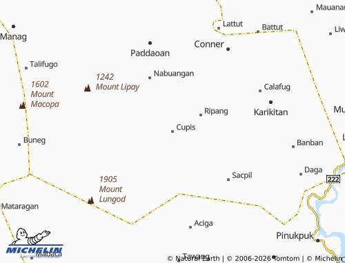 MICHELIN Cupis map - ViaMichelin