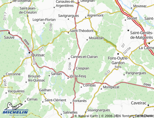 Mappa MICHELIN Montmirat - ViaMichelin